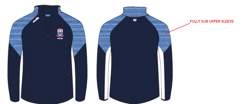 St Jarlath's Chicago Carvelle Squad Half Zip Top 2025 (Kids)