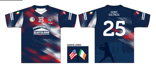 New York Camogie Feile Navy Jersey (Adults)
