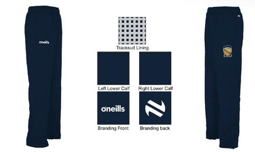 Charleston Hurling Club Cashel Woven Tracksuit Bottoms Marine 2025 (Adults)