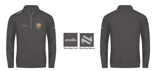 Charleston Hurling Club Evolve Half Zip Fleece Top Grey 2025