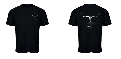 Austin Blacks Youth Rugby Cotton T-Shirt Black 2025 (Kids)