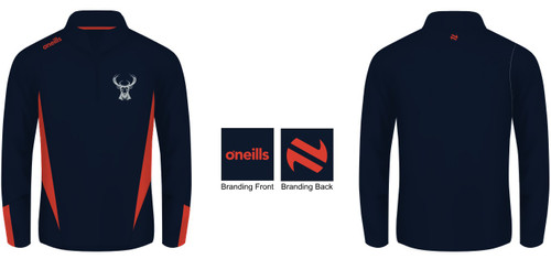 BOKS Rugby Jenson Brushed Half Zip Top 2025 (Adults)