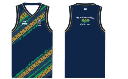 The Mulcahy Academy of Irish Dance Team Basketball Vest 2026 (Adults)