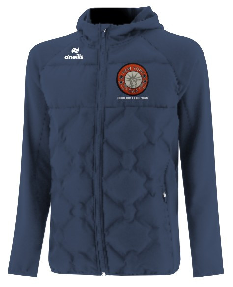 New York Hurling Feile Vortex Lightweight Hooded Padded Jacket 2026  (Kids)
