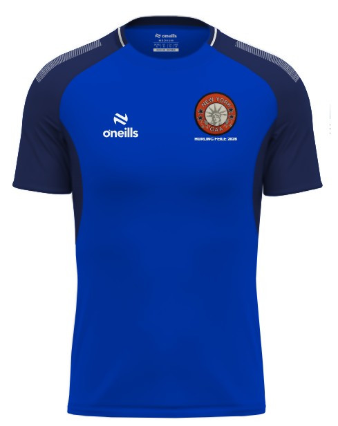 New York Hurling Feile Odin Technical T-Shirt Royal 2026  (Kids)
