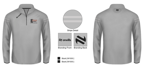 O'Kane Cregg Steel Voyager Long Sleeve Midlayer Top Grey 2026 (Kids)