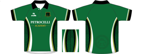 PETROCELLI ACADEMY OF IRISH DANCE Printed Polo Shirt Green 2026 (Adults)