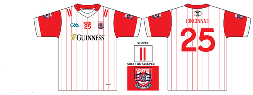 Cincinnati GAA Club Outfield Jersey 2026 (Adults)