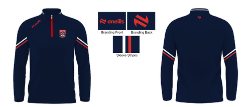 Cincinnati GAA Marco Brushed Half Zip Top 2026 (Kids)