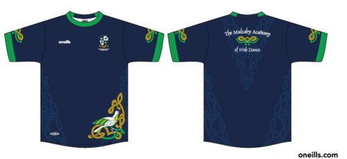 The Mulcahy Academy of Irish Dance Navy Crew Neck Training Top  (Kids)