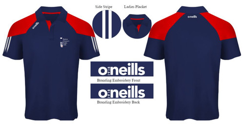 Boston Womens Rugby Club Oslo Polo Shirt (Adults)