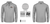 O'Kane Cregg Steel Voyager Long Sleeve Midlayer Top Grey 2026 (Adults)