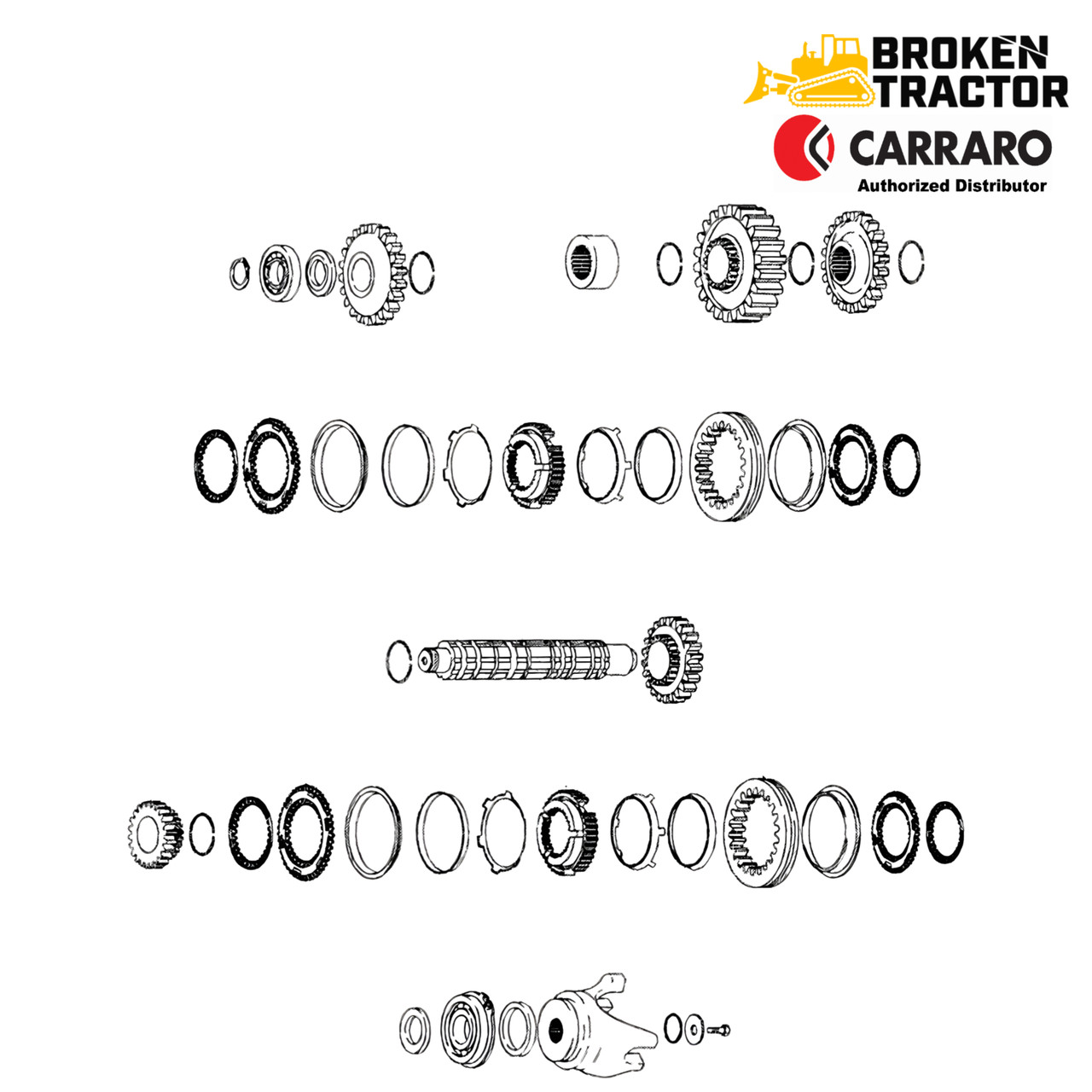 Case Backhoe Secondary Shaft