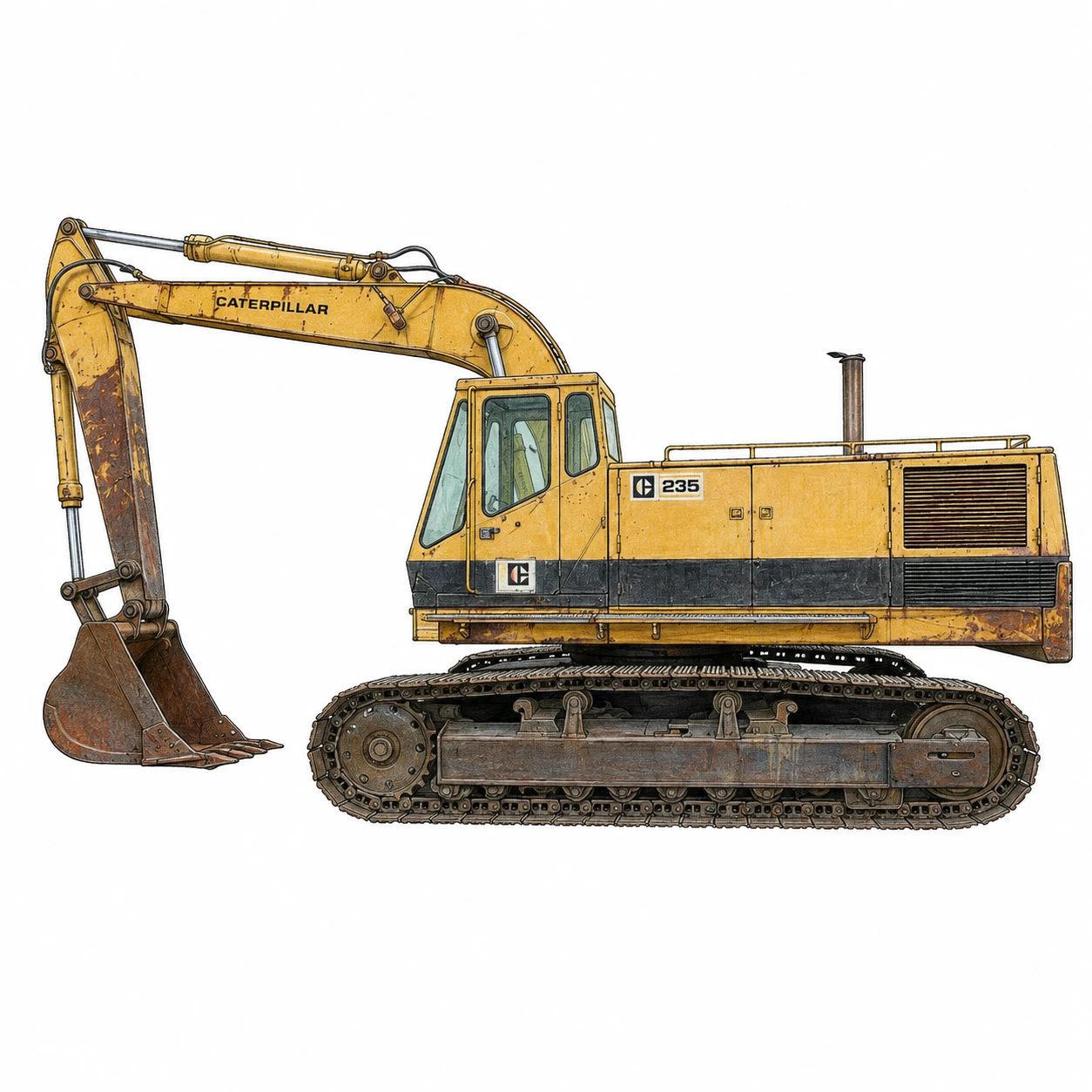 Cat 235 Series Excavator Pins & Links