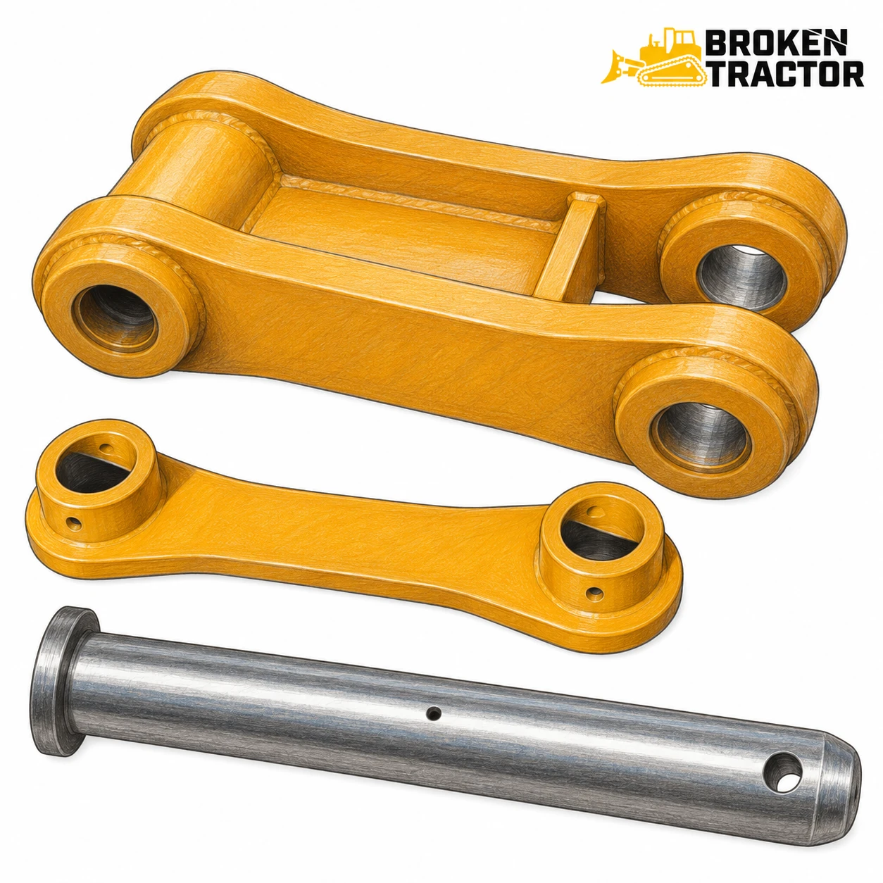 Case Excavator Links, Pins & Bushings