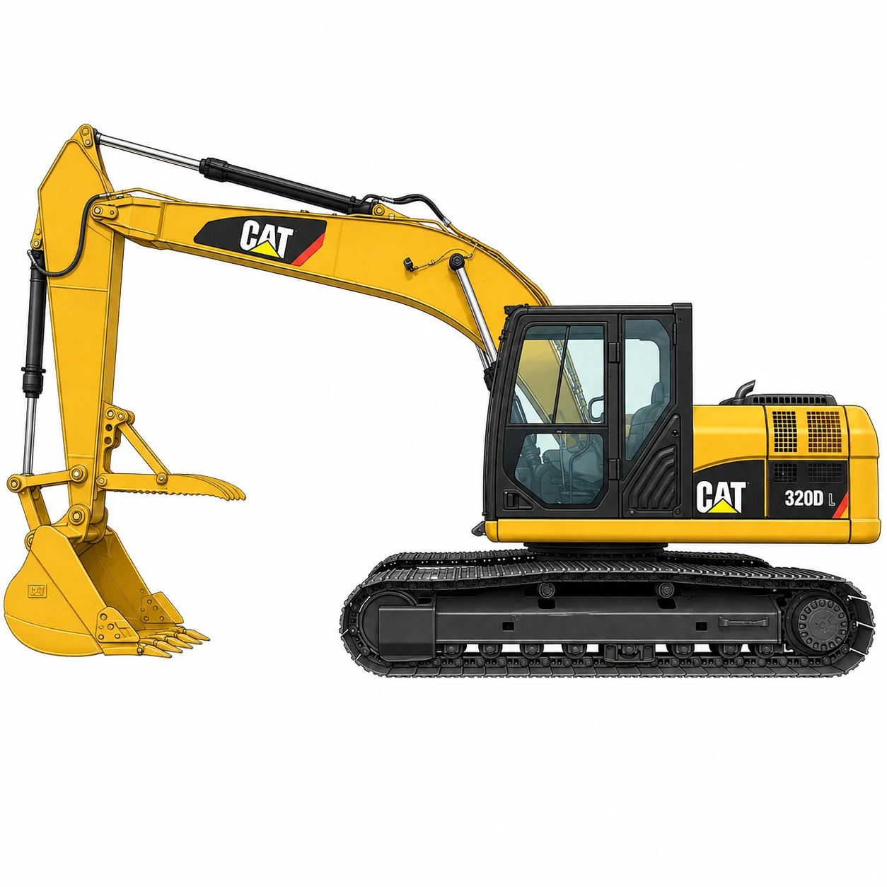 Cat 319DL, 320DL, 320EL, 321D Excavator Pins Links