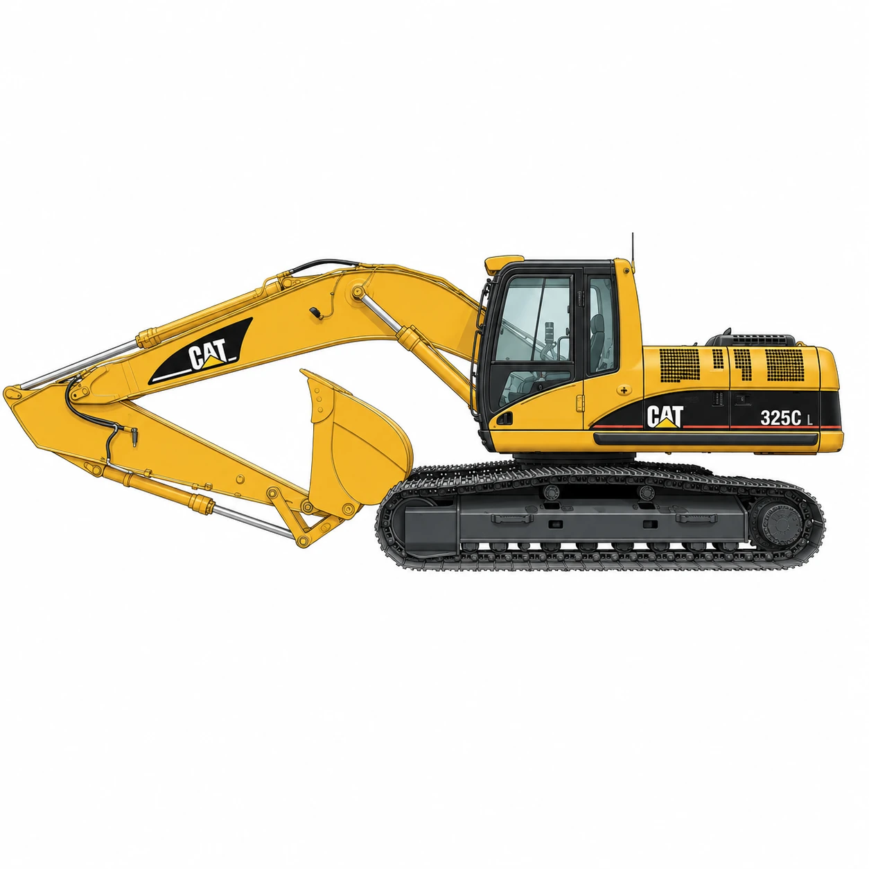 Cat 325, 325B, 325C Excavator Pins & Links