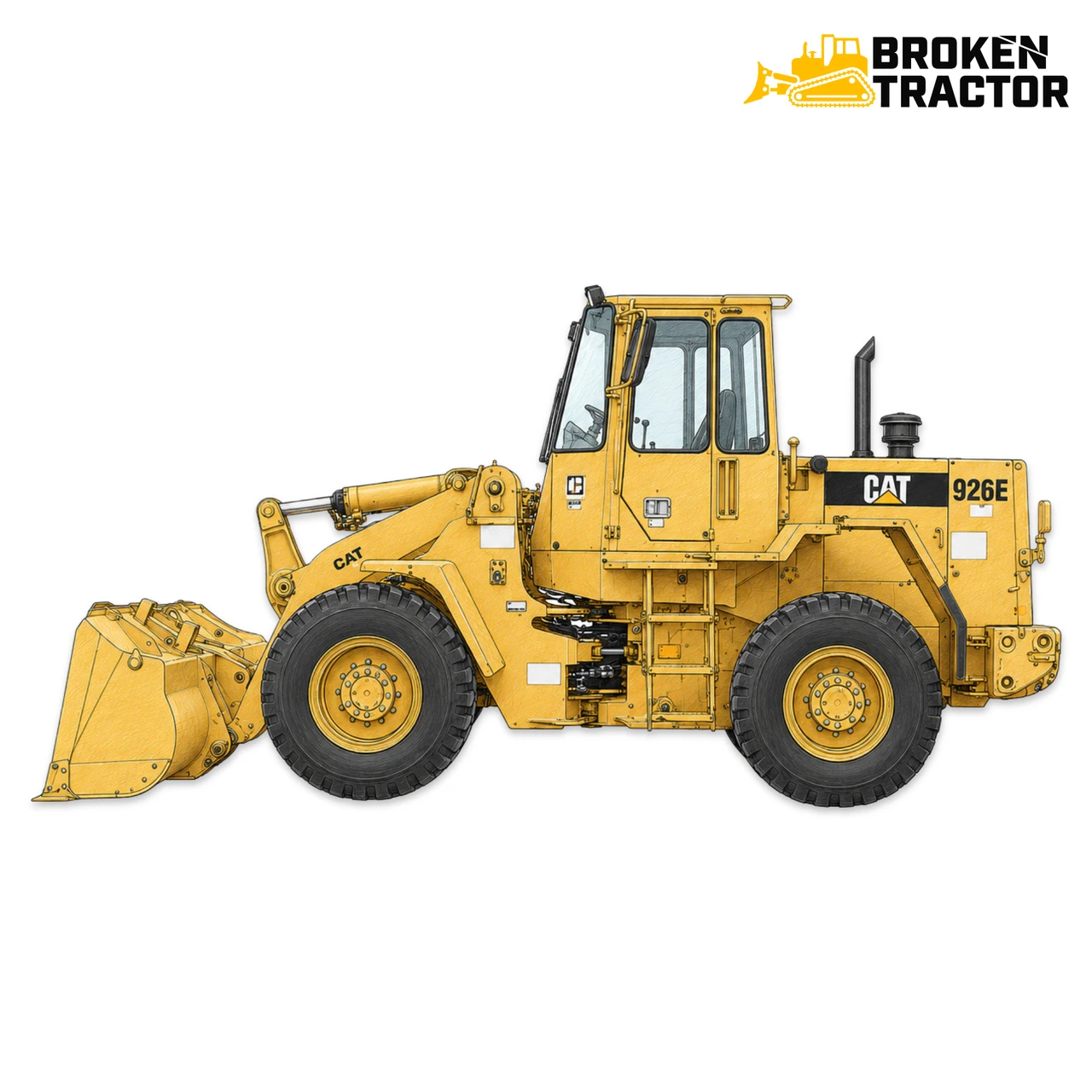 Cat Wheel Loader 926E, 928F Links, Pins & Bushings