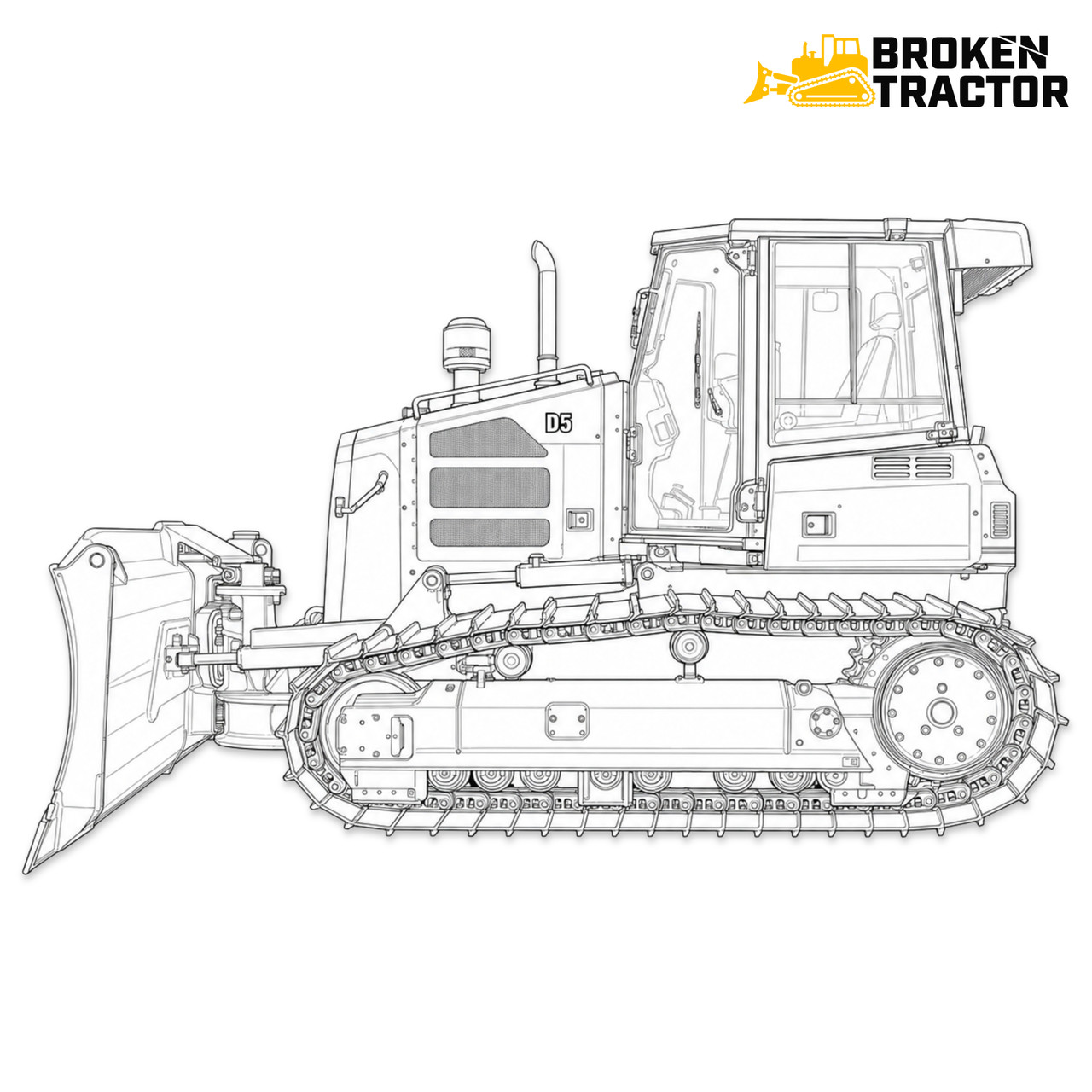 Cat D5 Series Dozer Hydraulic Cylinders