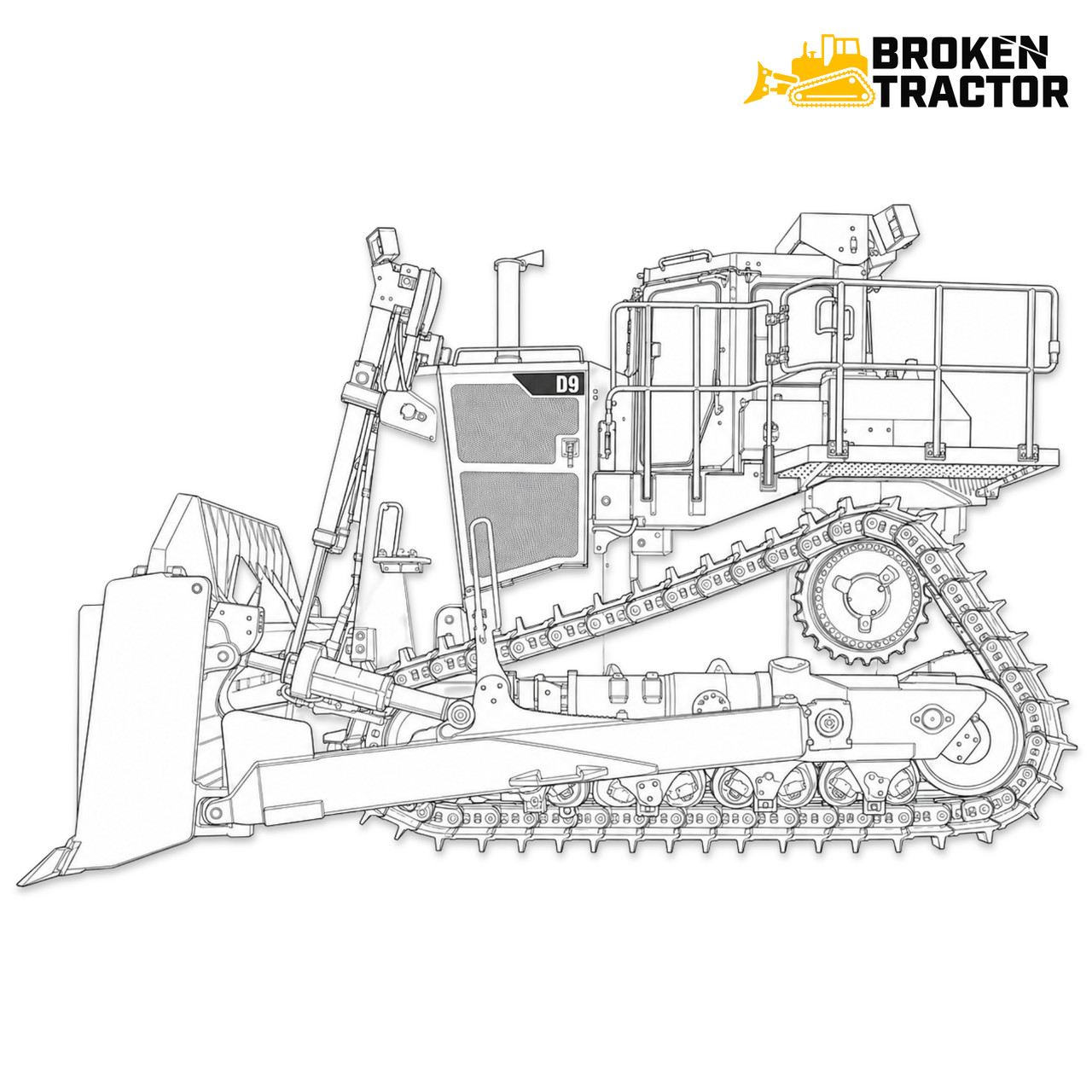 Cat D9 Series Dozer Hydraulic Cylinders