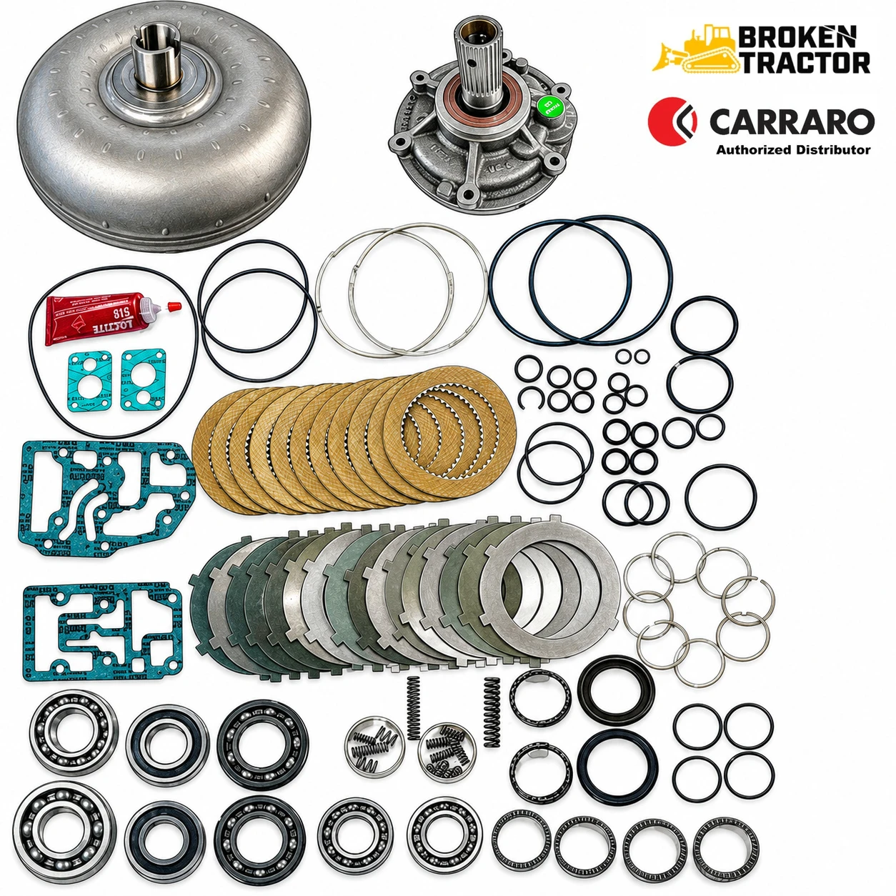 Case 580L, 580SL 580M, 580SM Transmission Parts