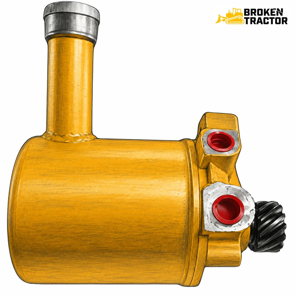Case Backhoe Power Steering Pump