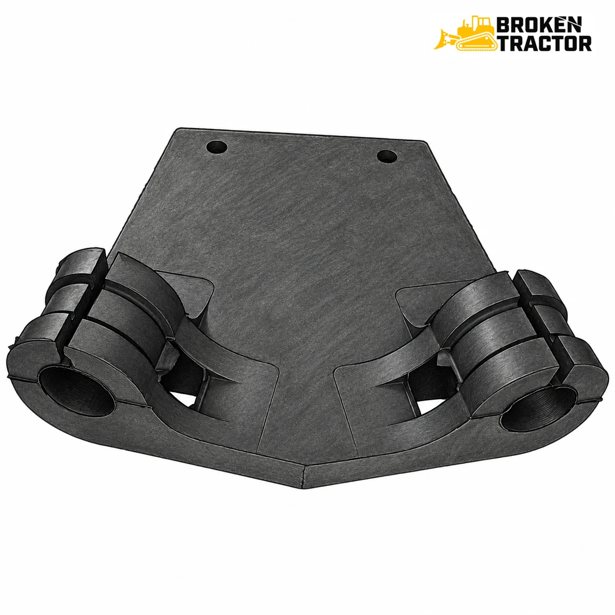 Case Backhoe Hydraulic Line Supports