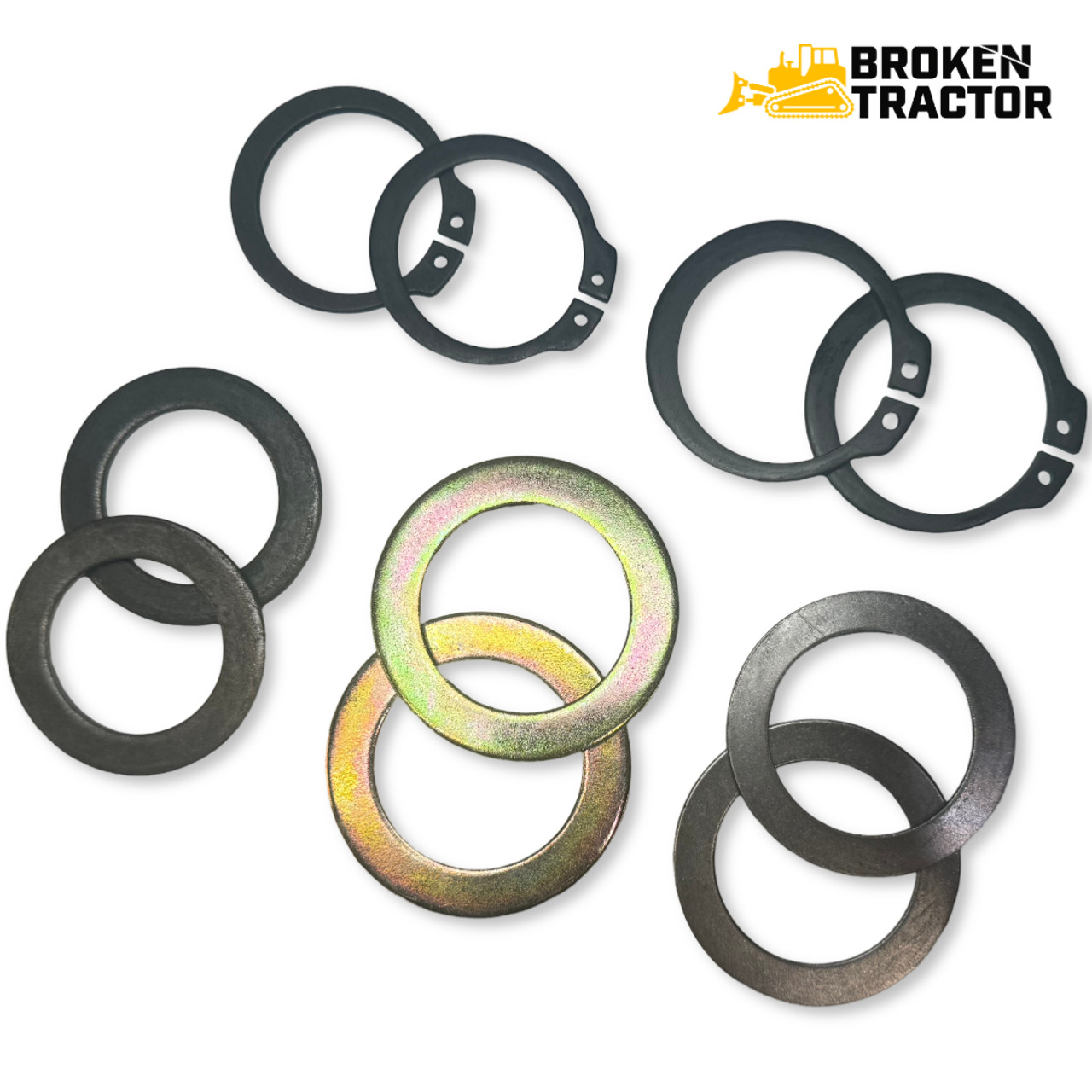 Pin Snap Rings and Washers by Size