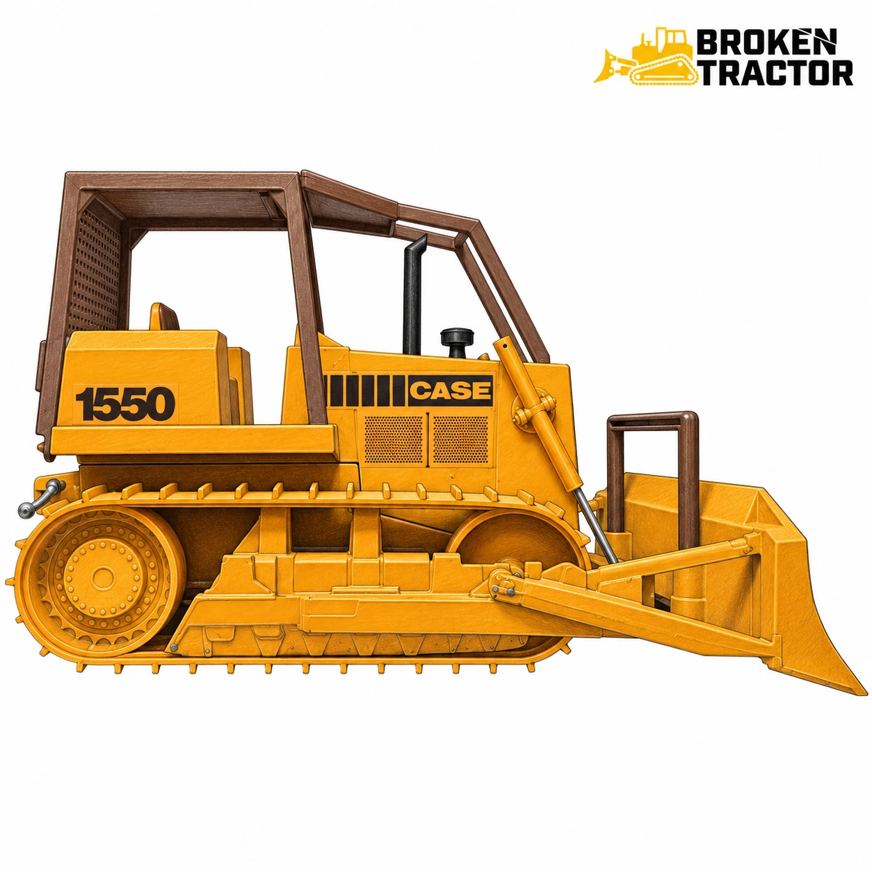 Case 1150, 1450, 1550 Dozer Blade Parts