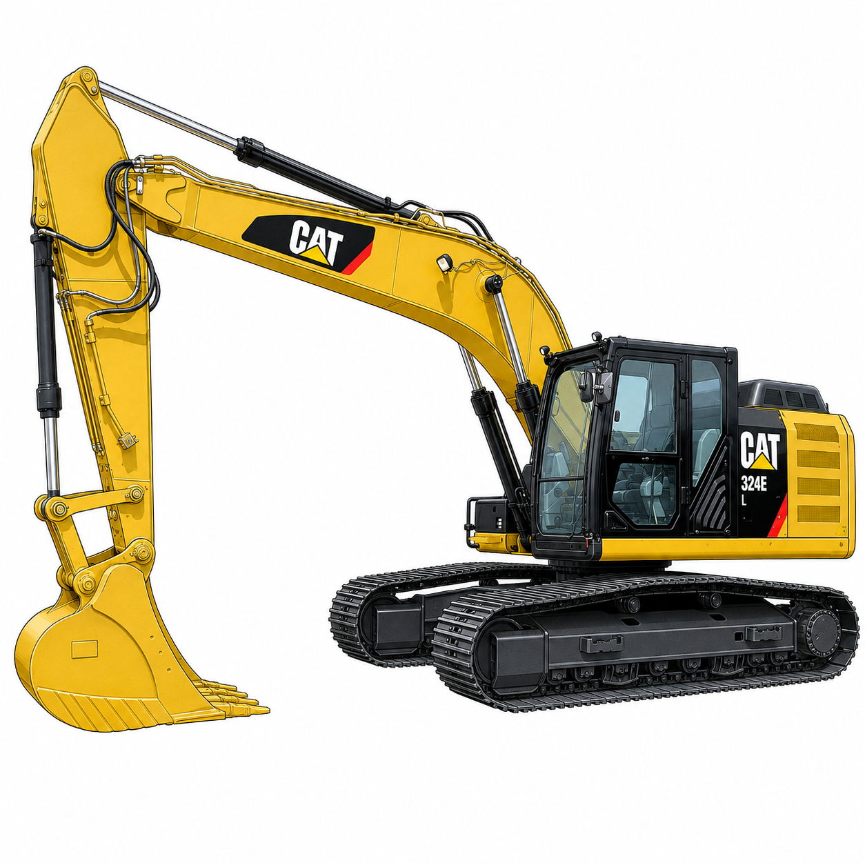 Cat 324D, 324E Excavator Pins & Bushings