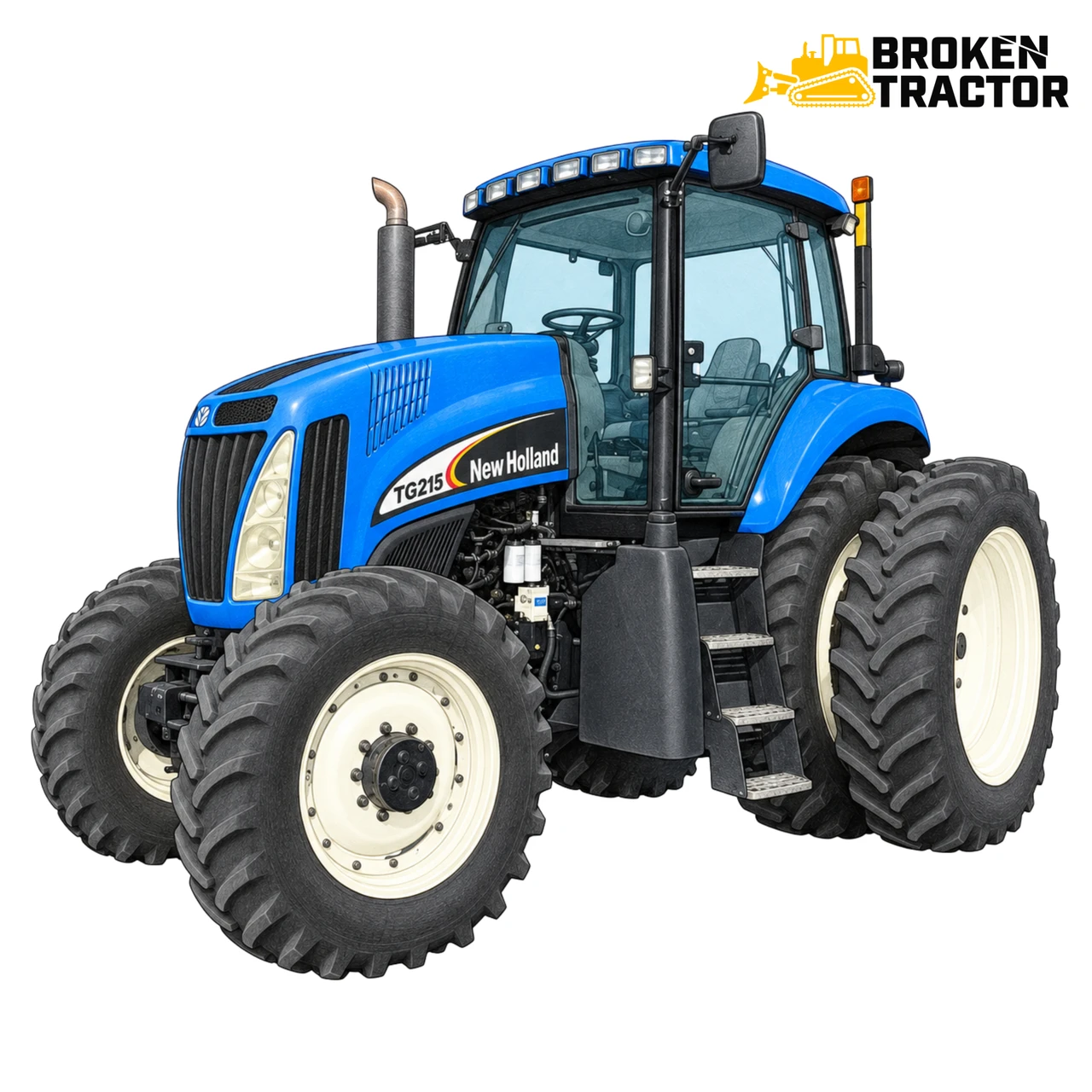 New Holland TG, T8, T9 Tractor Cab Glass