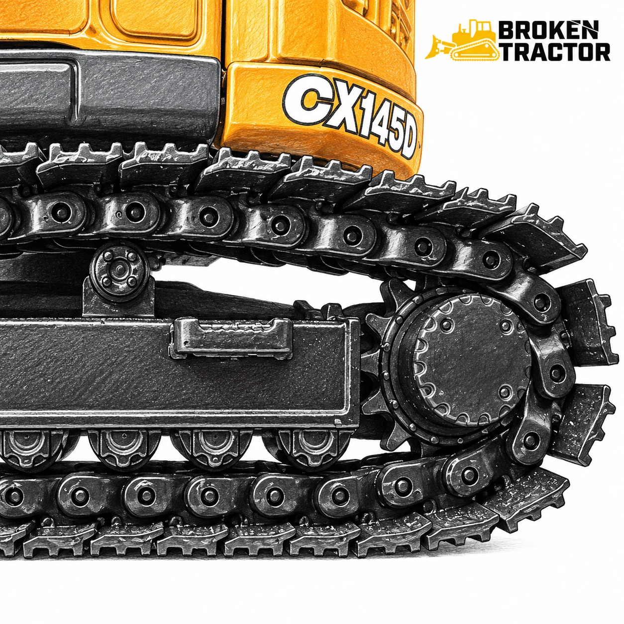 Case Excavator Steel Track Undercarriage