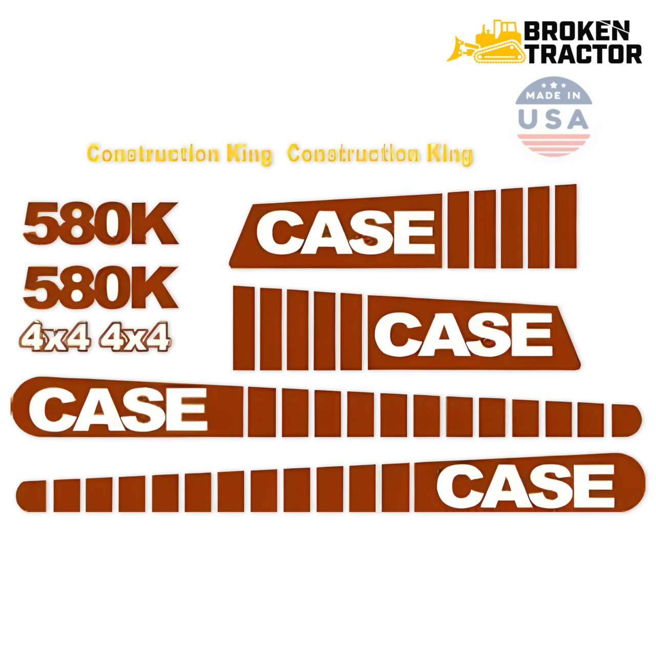 Case Backhoe Decal Sets