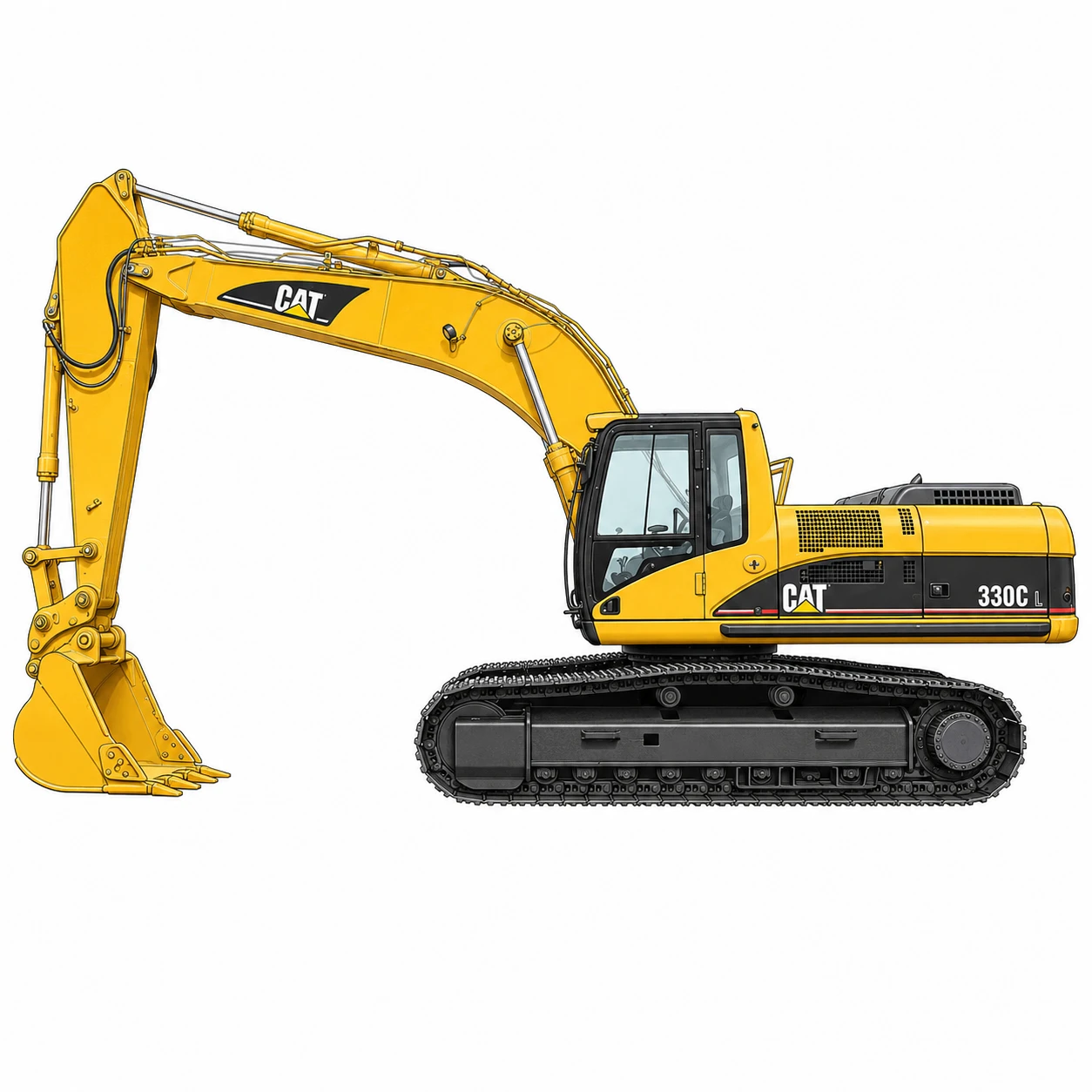 Cat 330, 330B, 330C Excavator Pins & Links