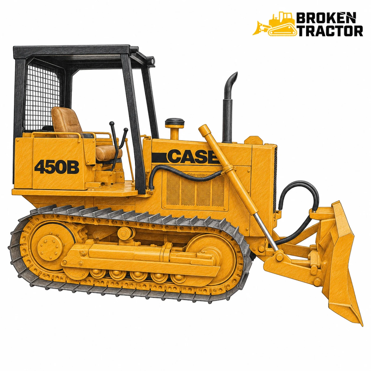 Case 450, 450C, 550, 550G Dozer Blade Parts