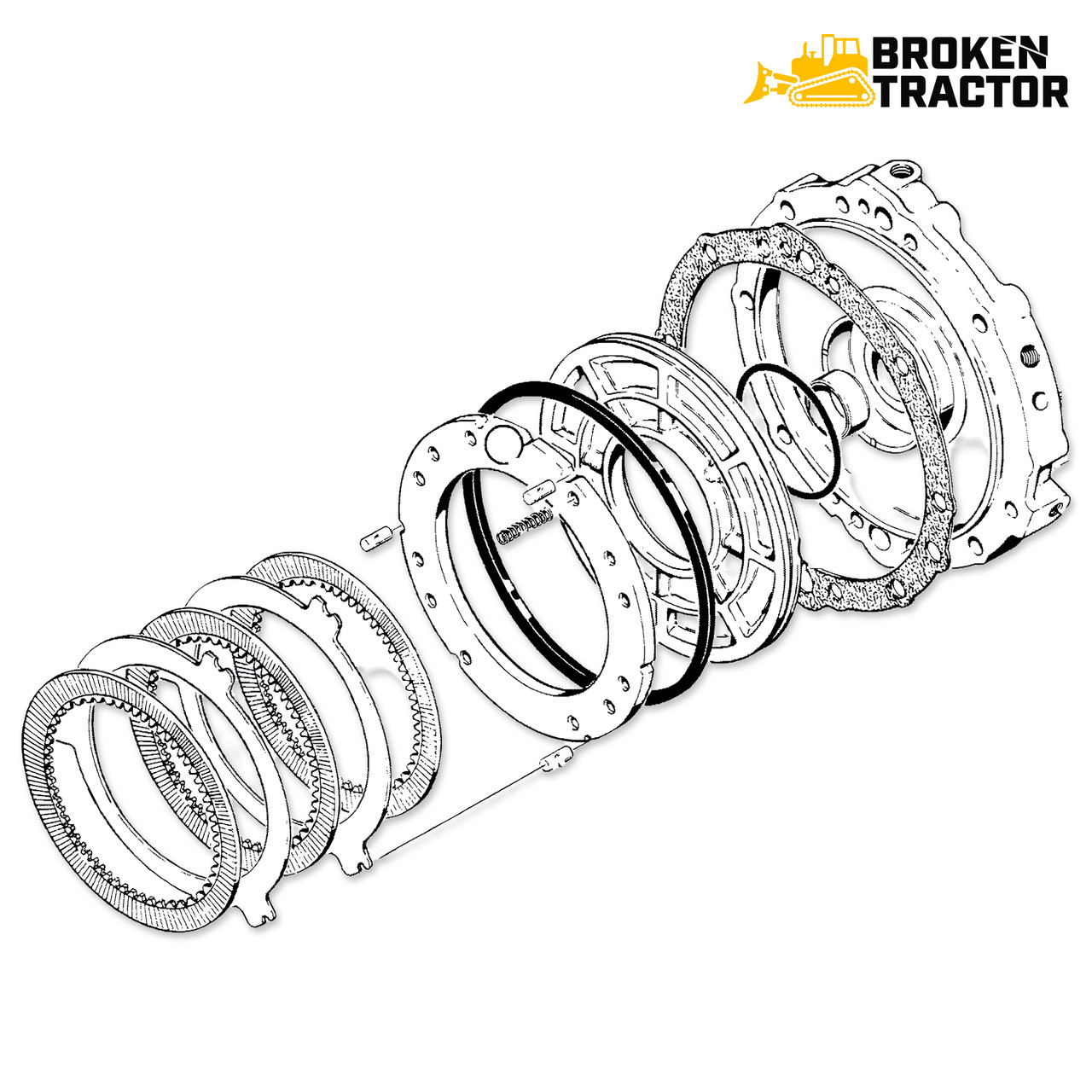 John Deere Backhoe Reverse Clutch