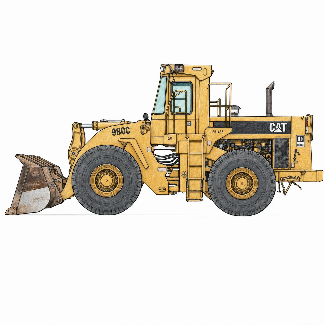Cat 980 Series Wheel Loader Cylinders
