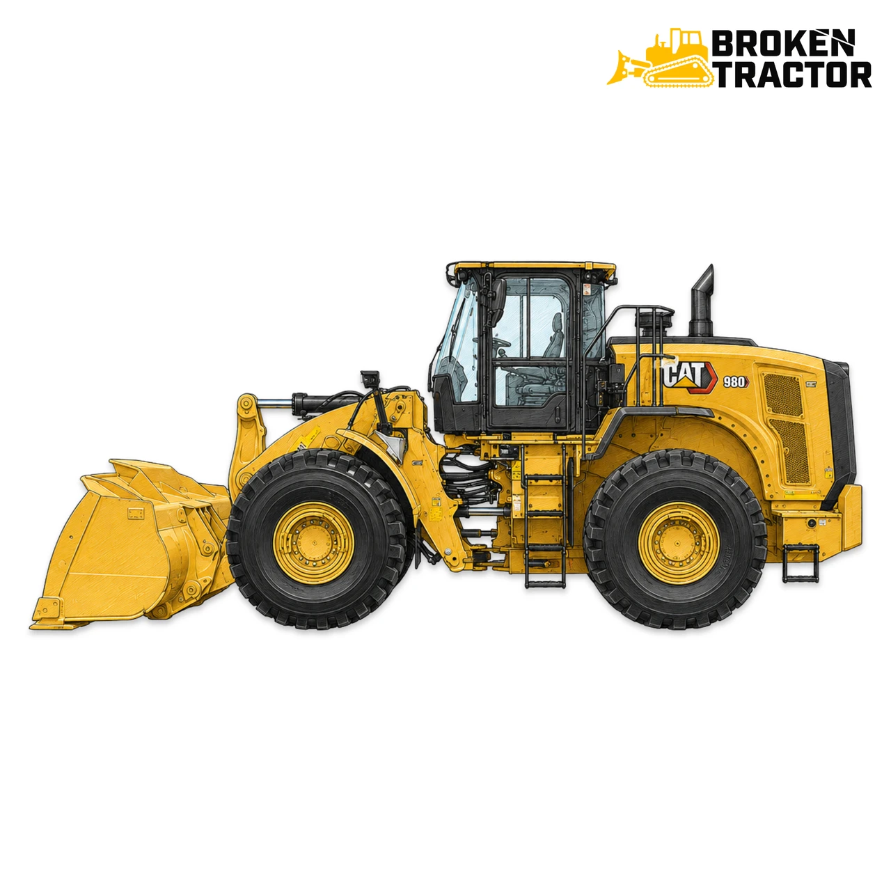 Cat 980 Links, Pins & Bushings