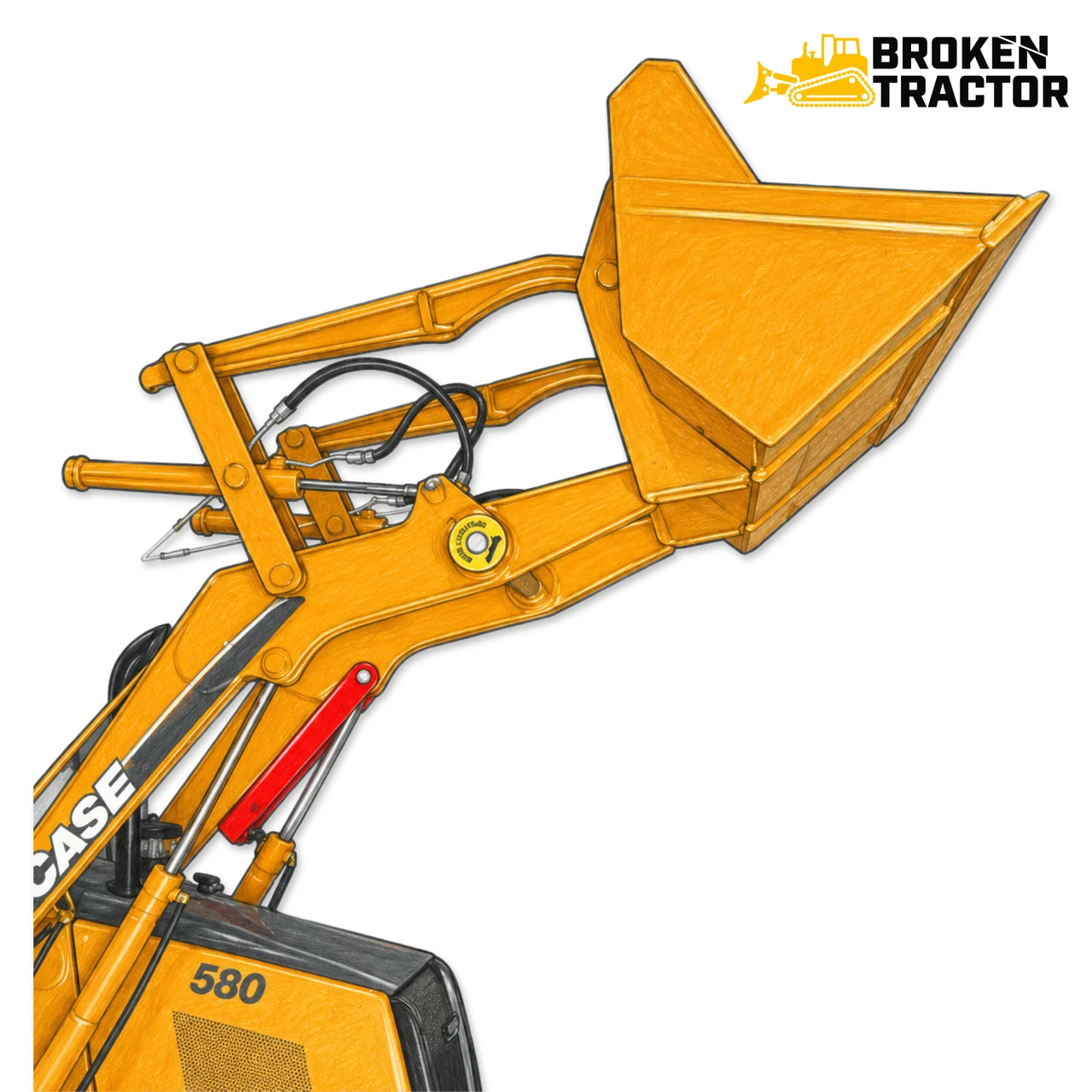 Case Backhoe Front Loader