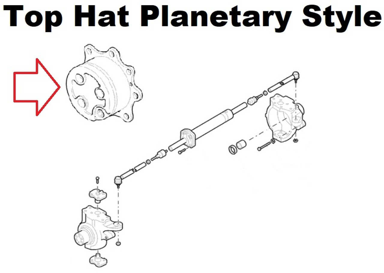 Swivel Housing and Steering (Top Hat Cover)