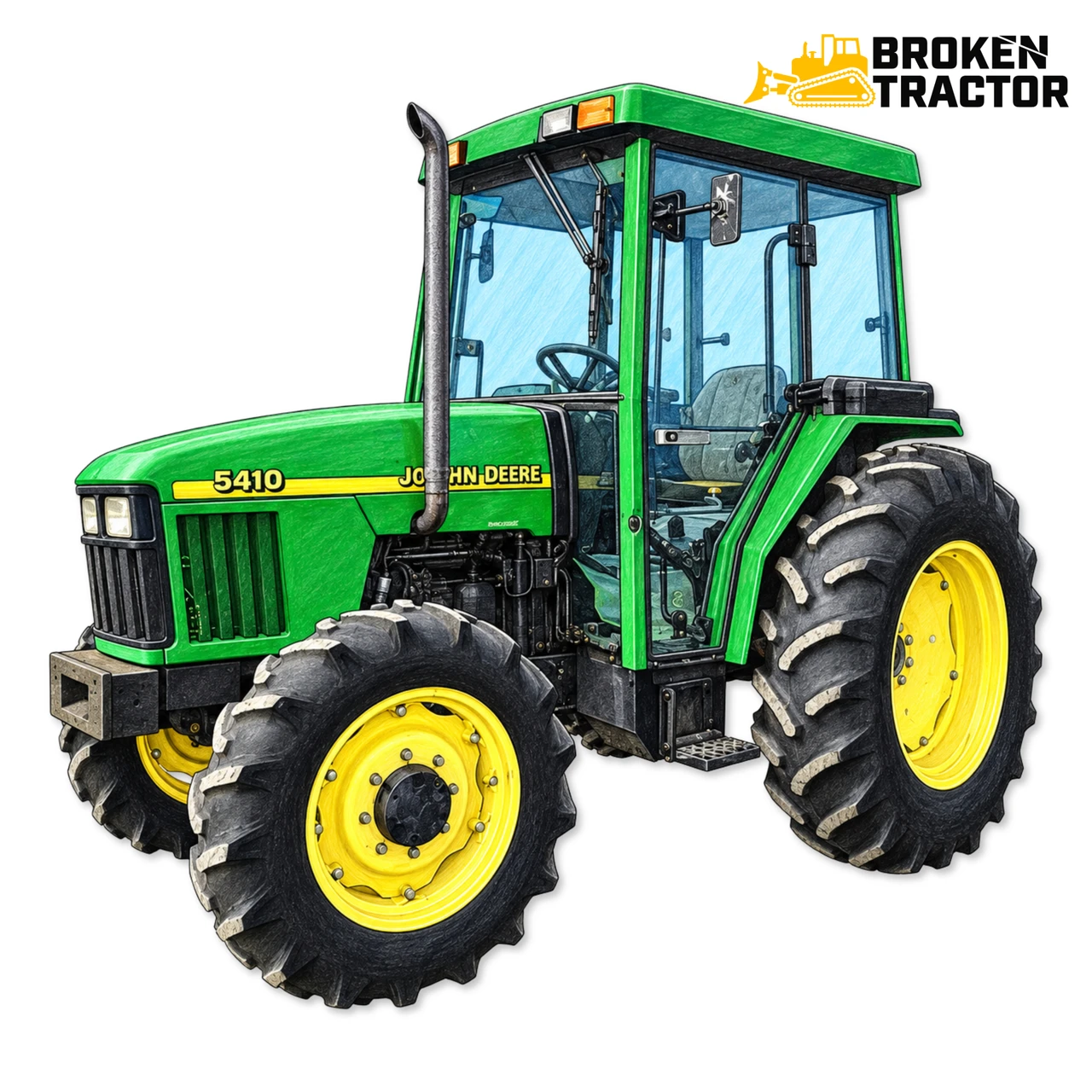 JD Tractor Glass 5200-5510 Series