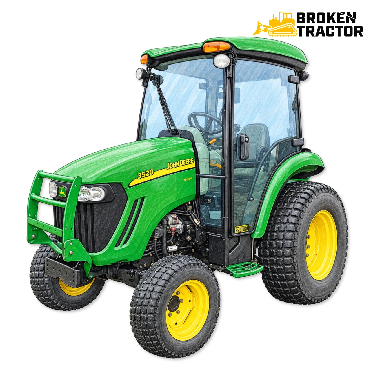 JD Compact Tractor Glass 3000-4000 Series