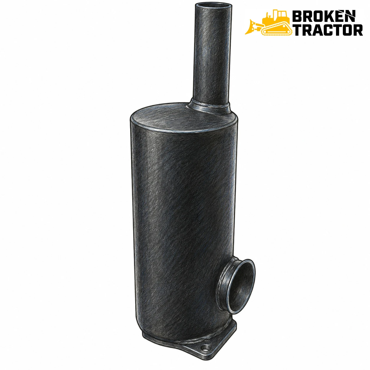 JD Dozer Exhaust