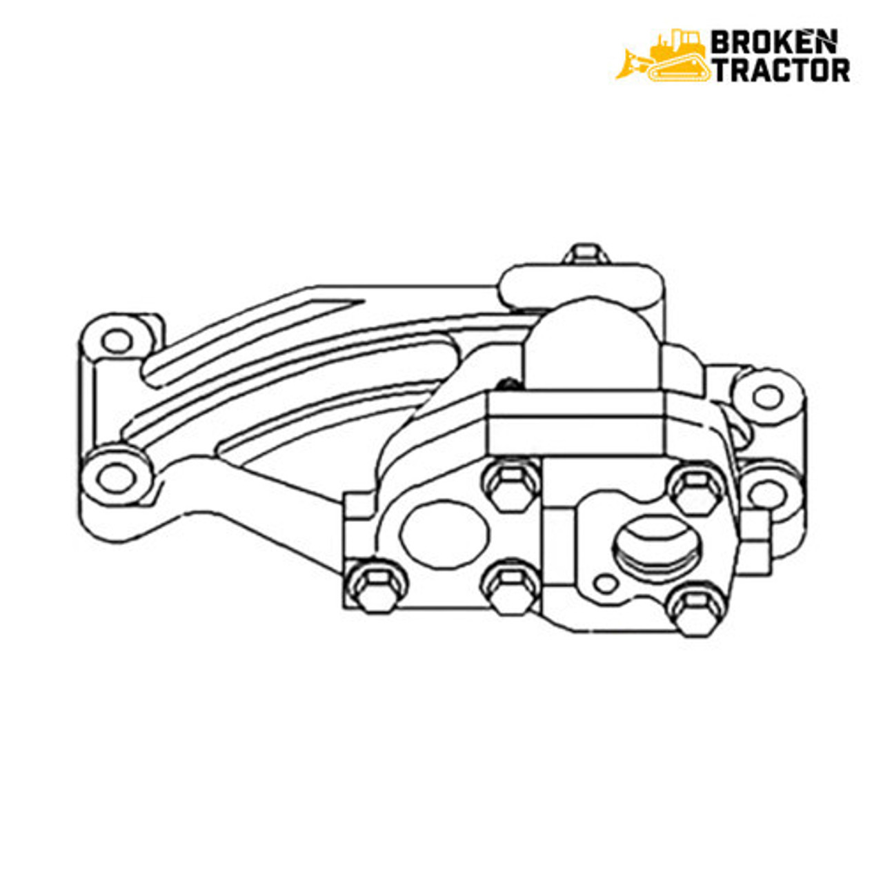 John Deere Scraper Engine Oil Pump
