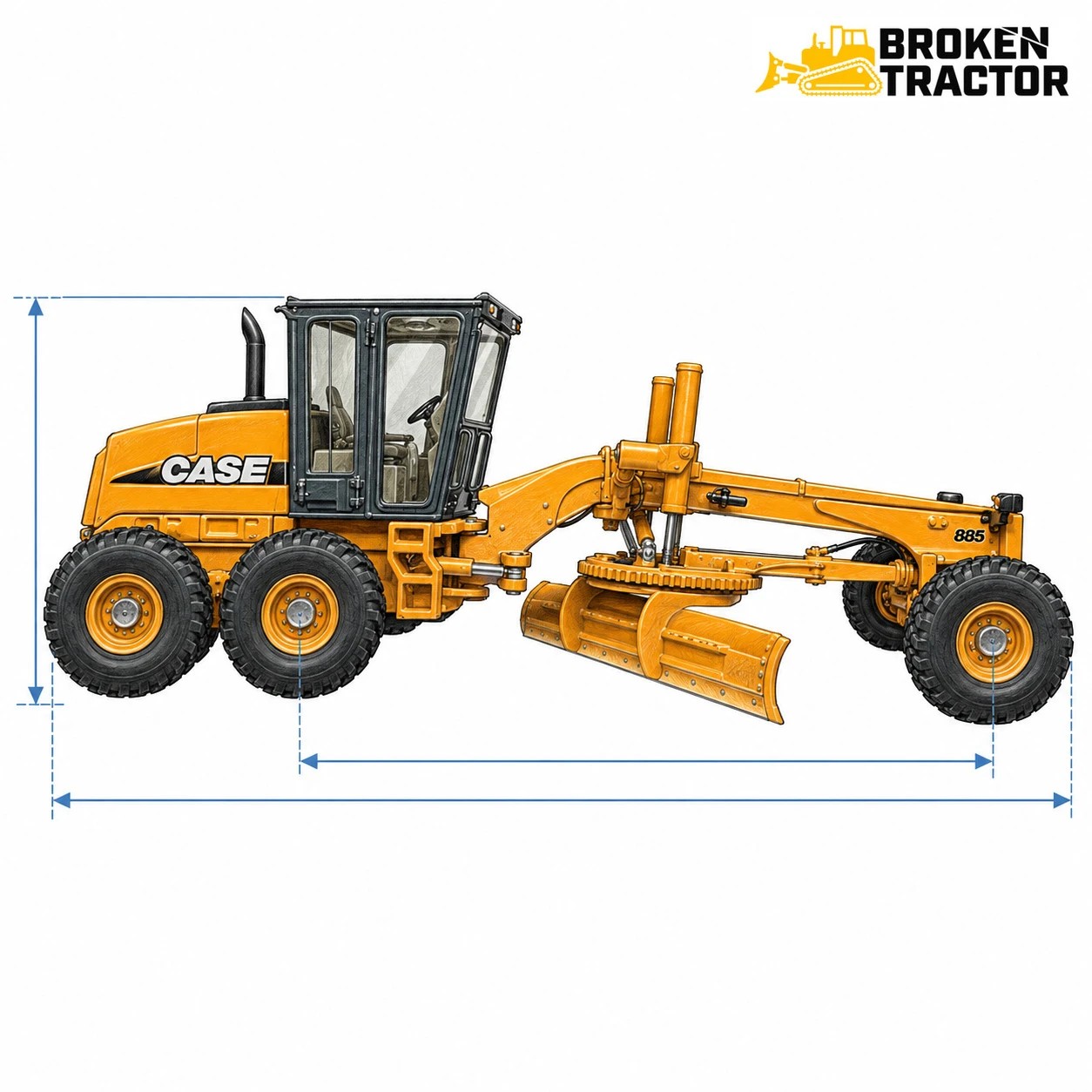 Case Motor Grader Specs & Information