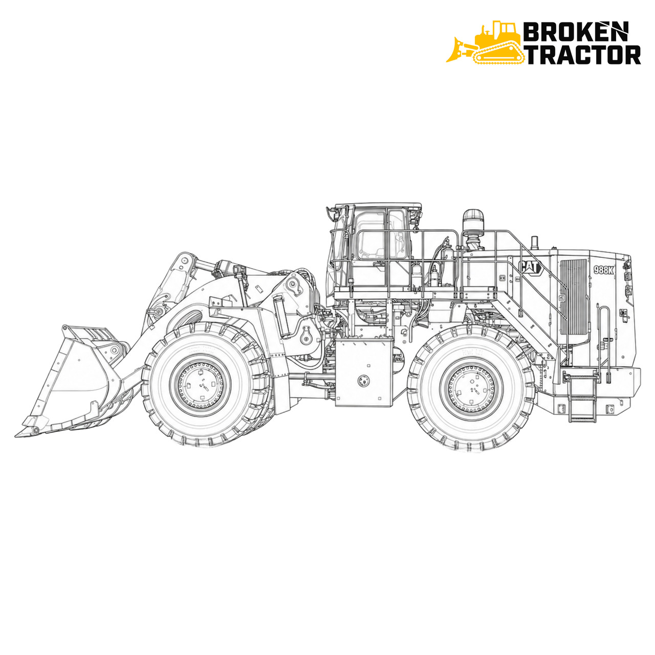 Cat 988 Series Wheel Loader Cylinders