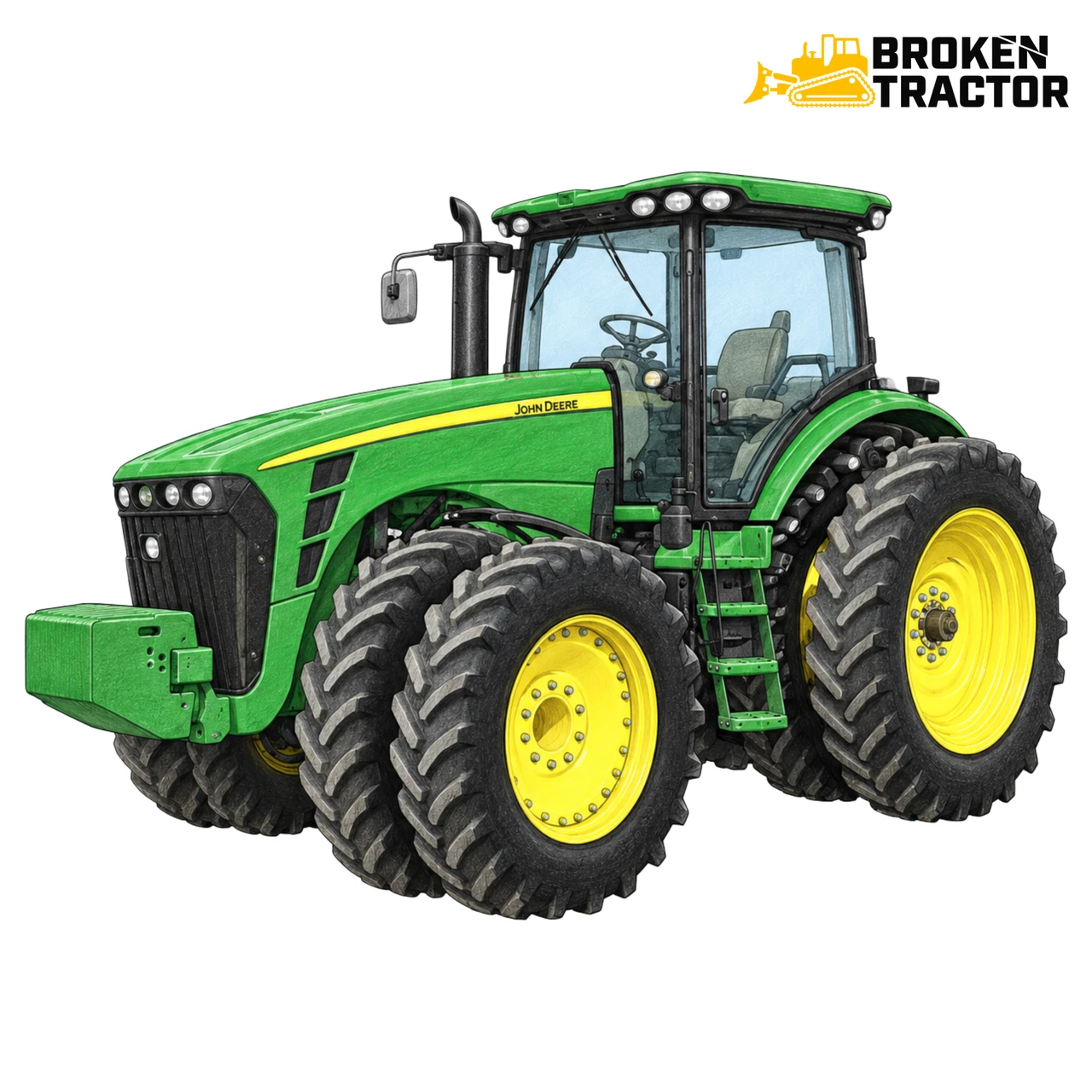 JD Tractor Glass 7R, 8R, 9R Series