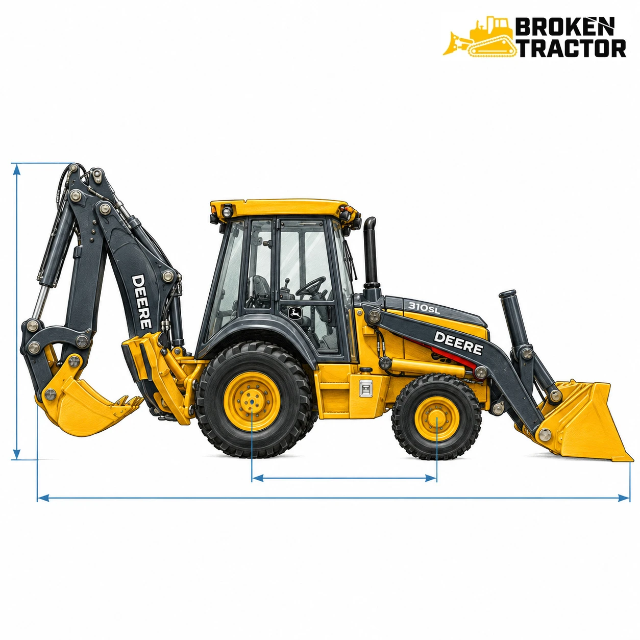 JD Backhoe Model Specs & Serial Numbers