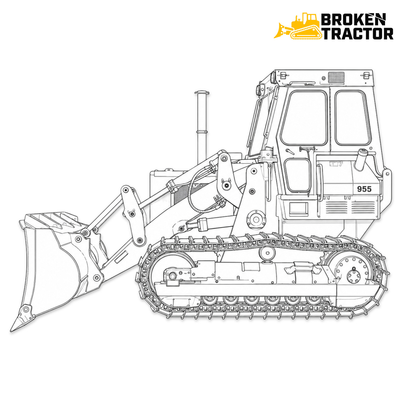 Cat 955 Series Track Loader Cylinders
