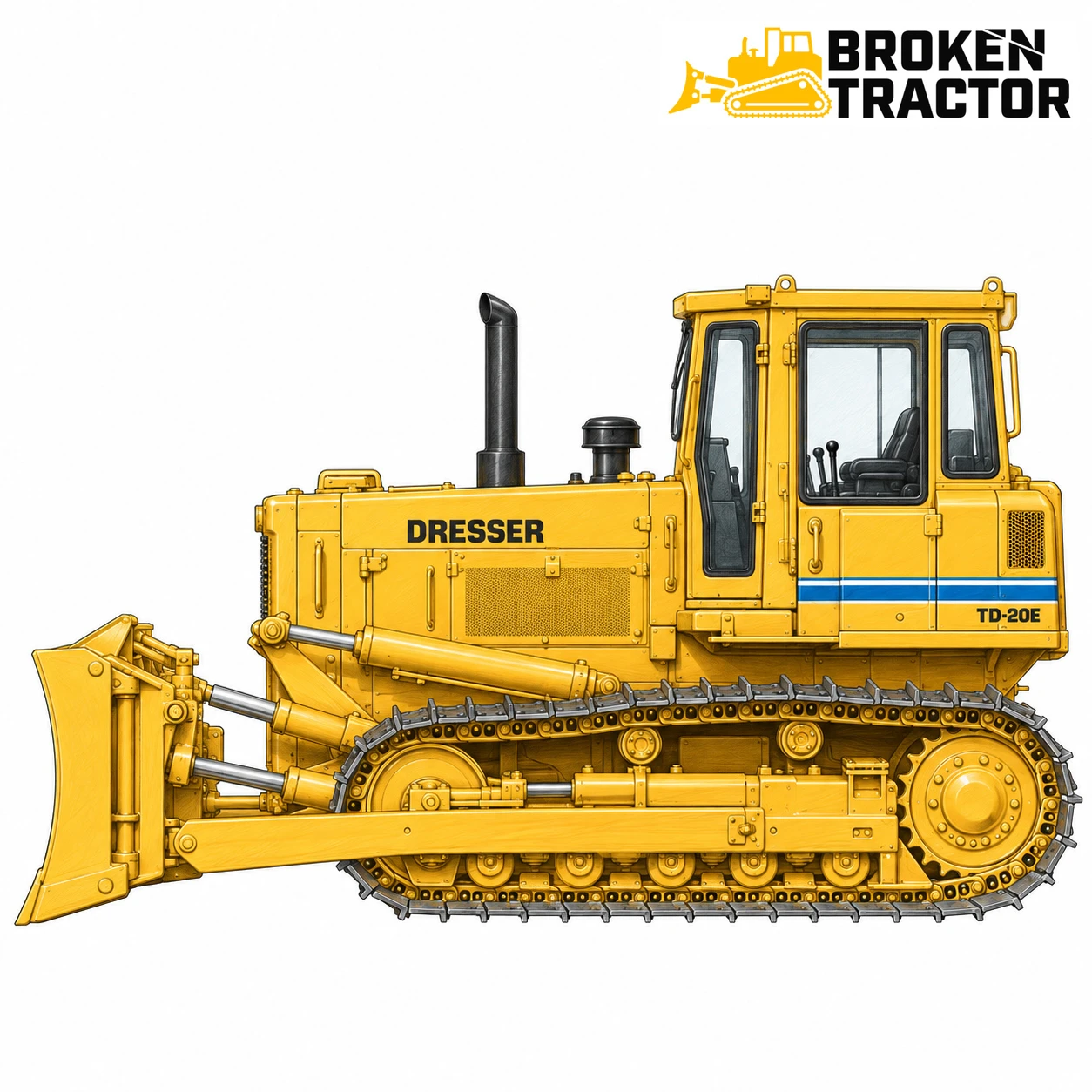 Dresser Dozer TD15, TD20, 175B, 175C Tracks
